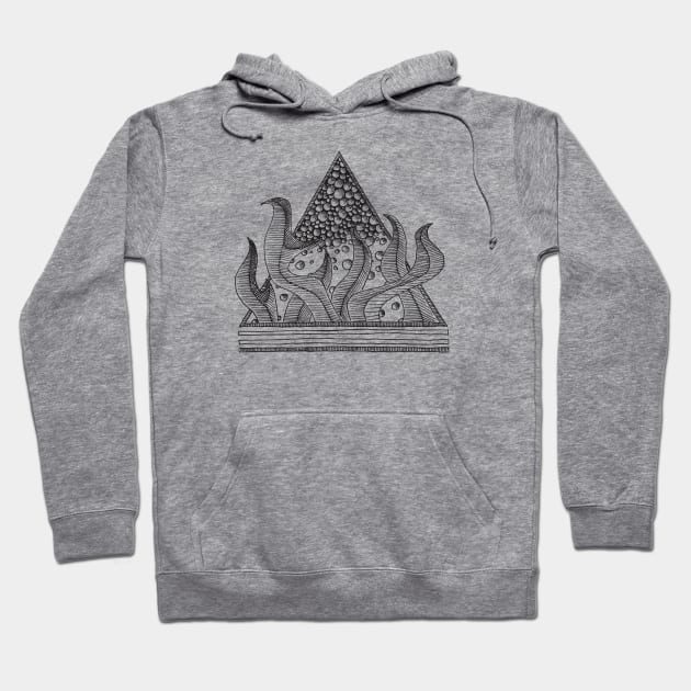 triangle Hoodie by mishart